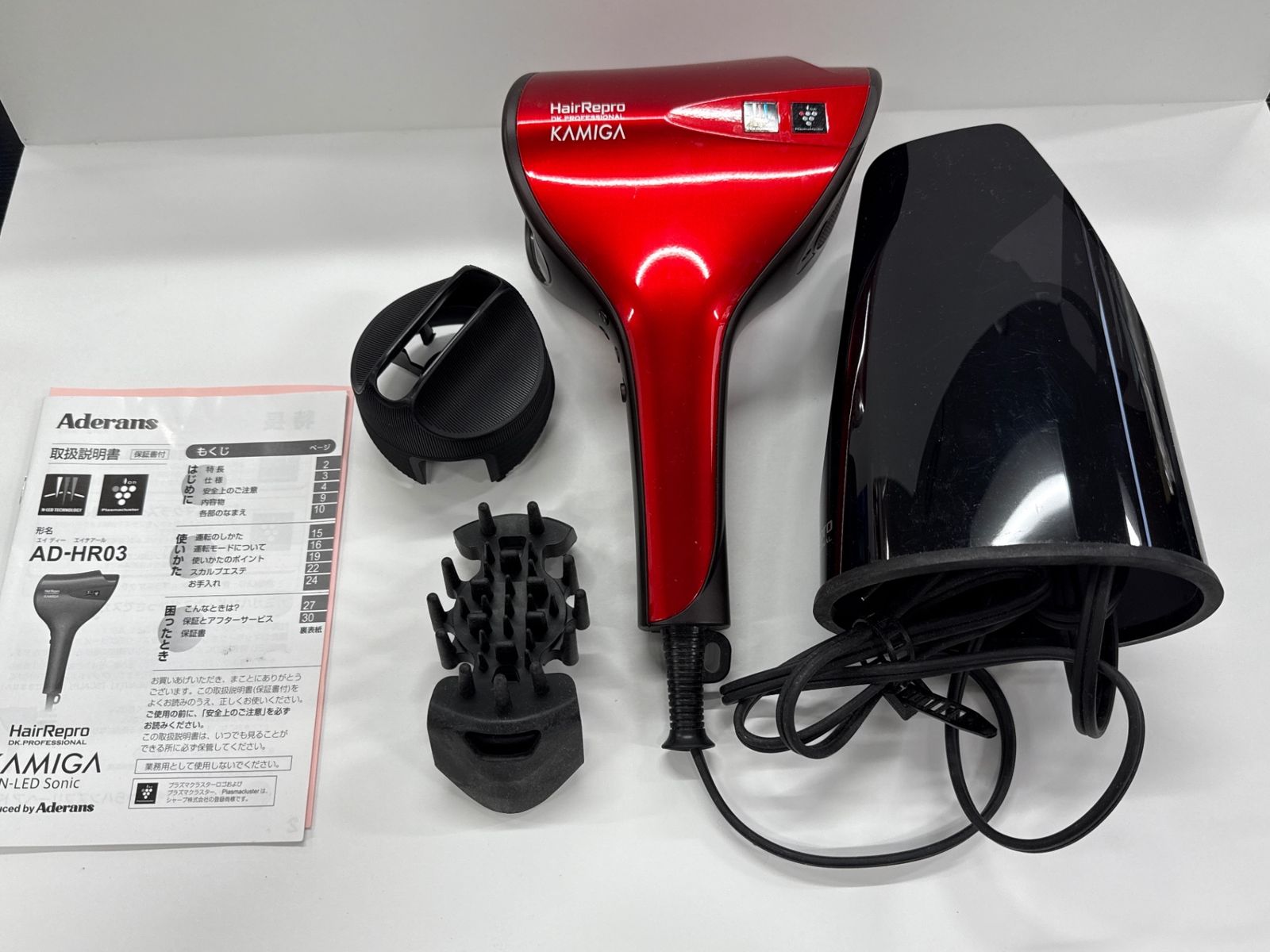 ドライヤー アデランス エレガンジェット 赤 C697 D アデランス