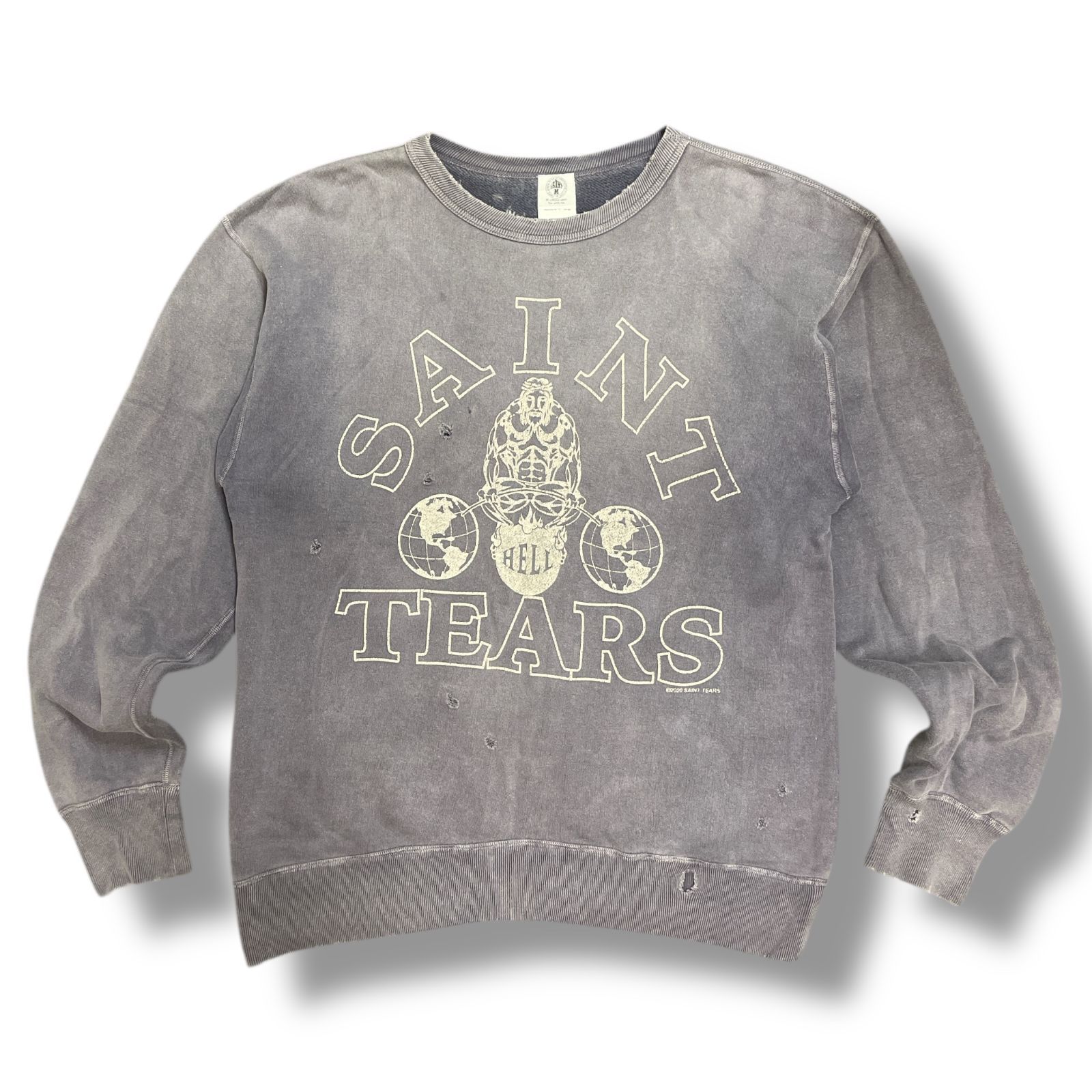 SAINT MICHAEL × DENIM TEARS 21SS クルーネックスウェット トレーナー