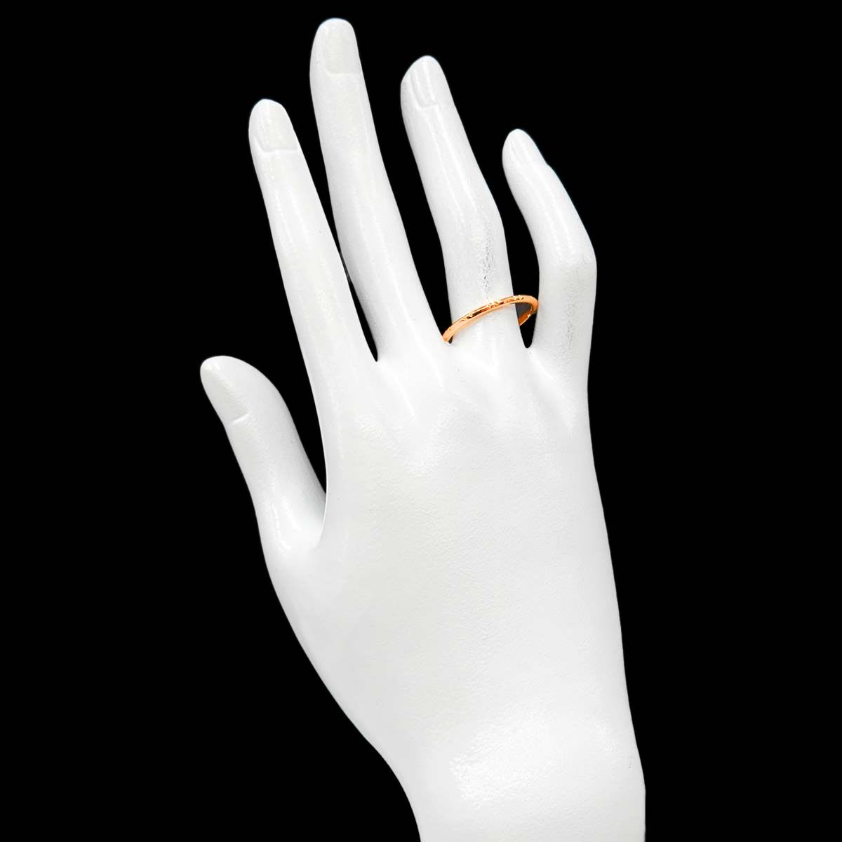 ティファニー TIFFANY&Co. トゥルー バンド 20.5号 リング K18 PG  