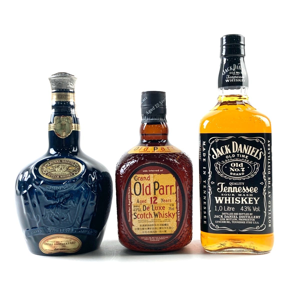 3本 シーバスブラザーズ オールドパー ジャックダニエル 人気 スコッチ