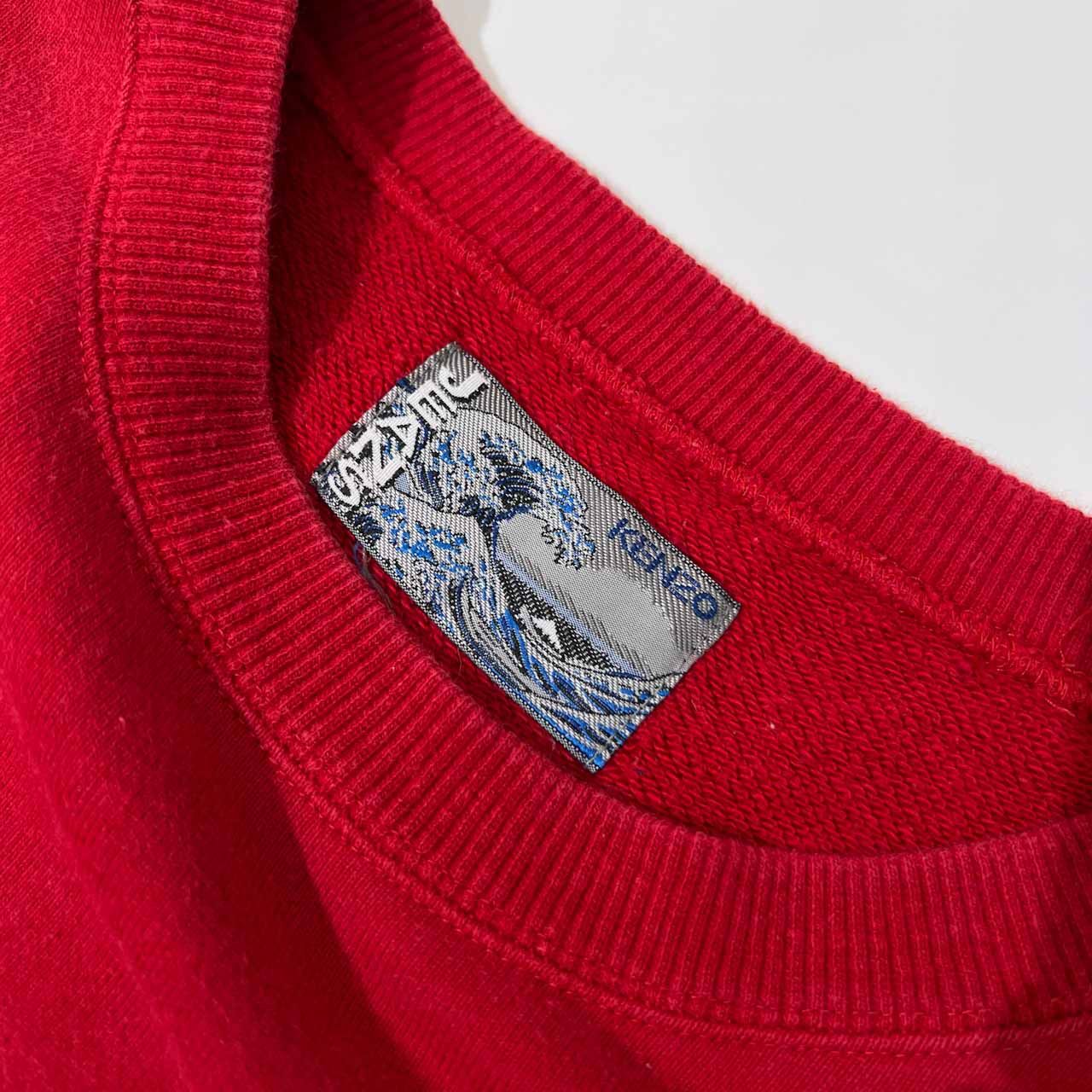 90s 北斎タグ KENZO JEANS ケンゾージーンズ スウェット トレーナー L 
