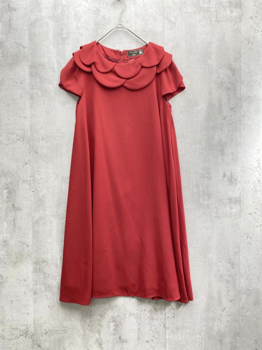 franche lippee black フランシュリッペブラック 半袖 ロング ワンピース sizeM|赤 ◆◎レディース