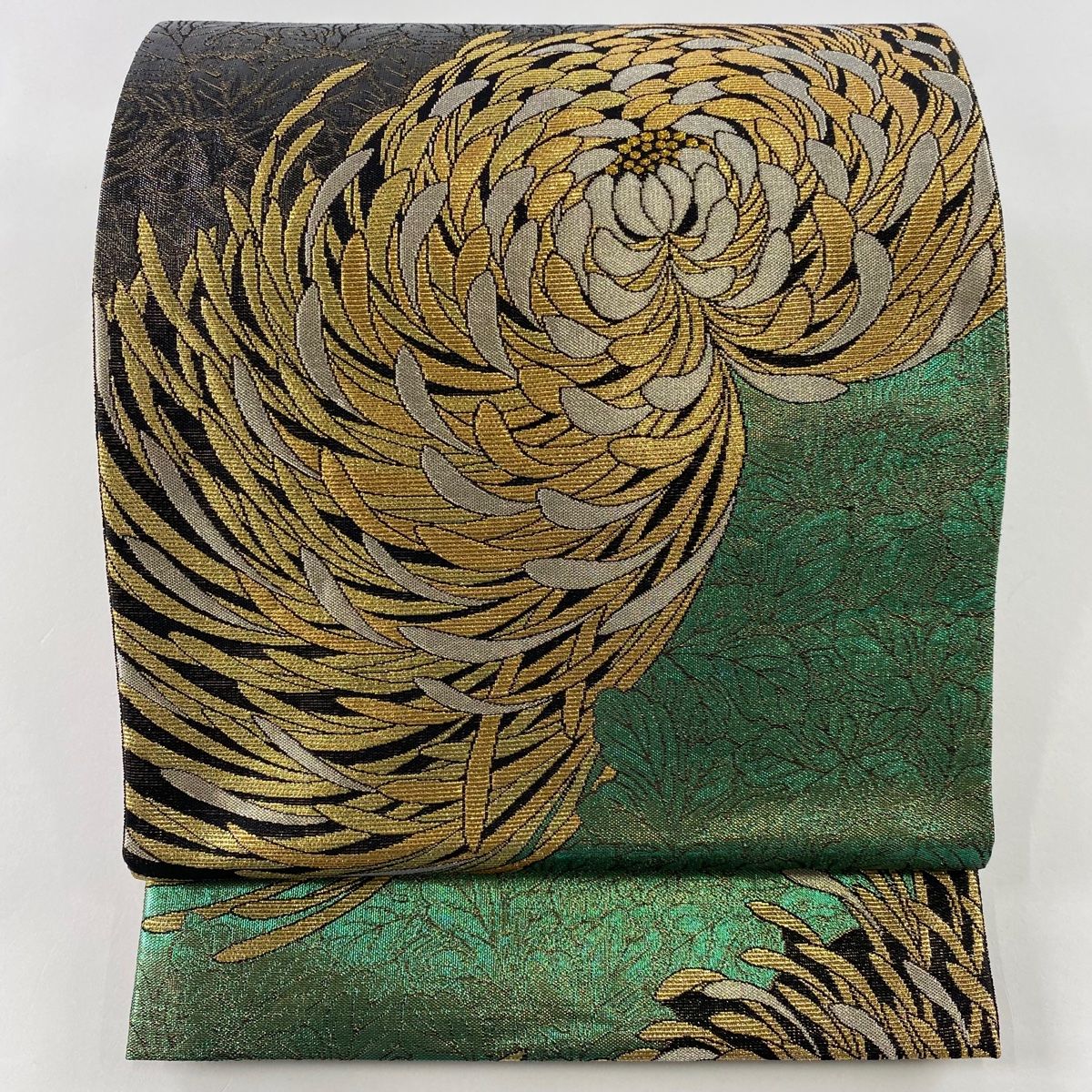 袋帯 秀品 華文 花菱 金糸 箔 黒 六通 正絹 【中古】 - メルカリ