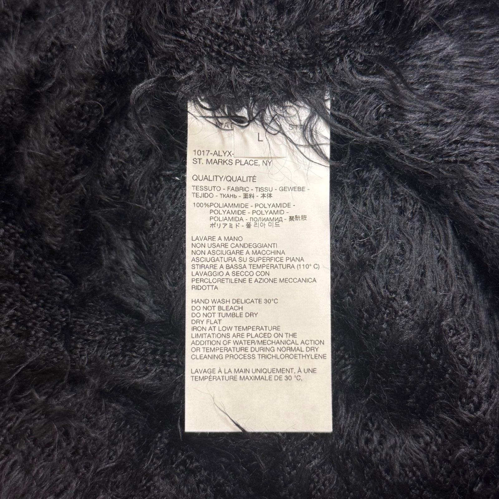 1017 ALYX 9SM FEATHER CREWNECK SWEATER フェザークルーネック