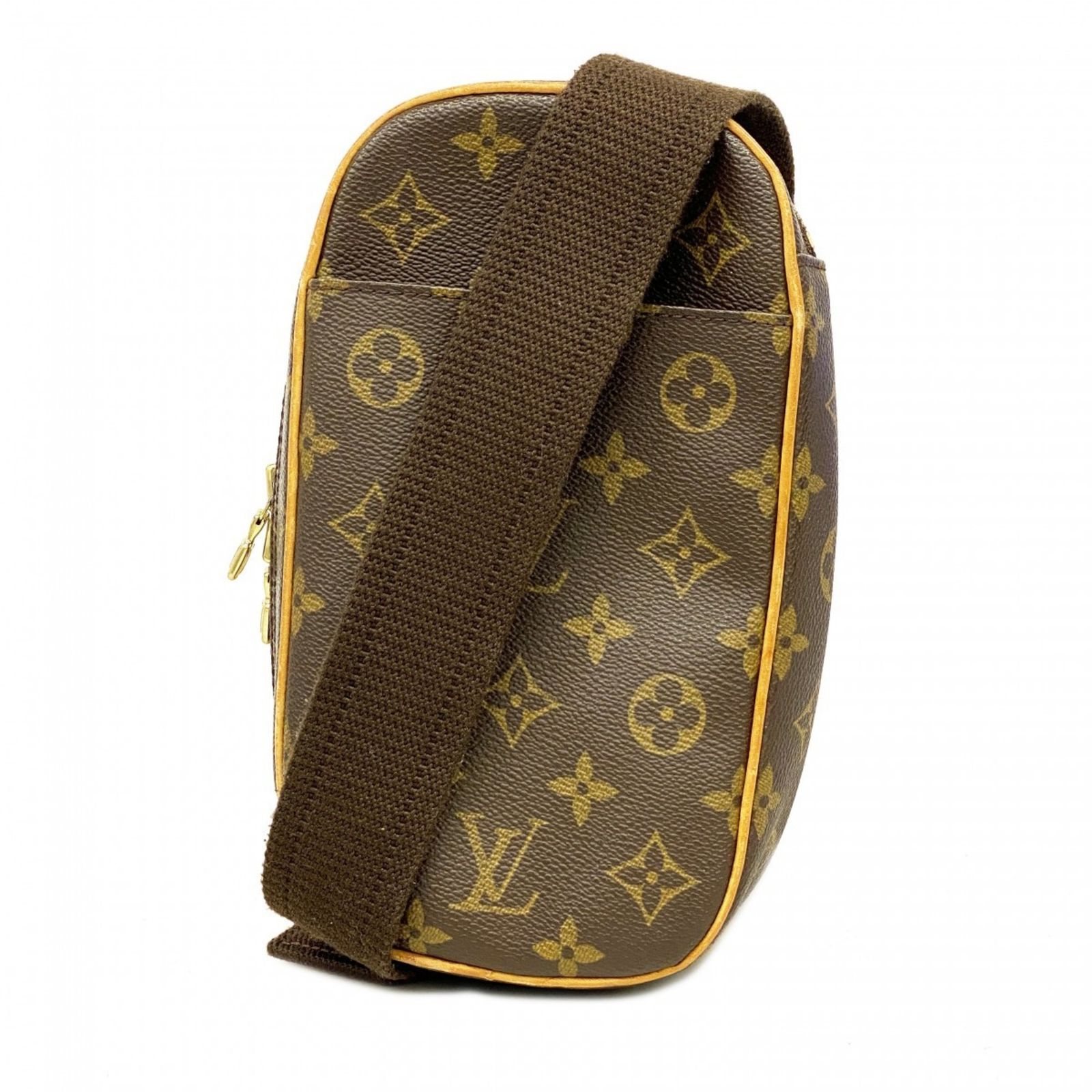 ルイ・ヴィトン(Louis Vuitton) ルイ・ヴィトン ボディバッグ モノグラム ポシェットガンジュ M51870 ブラウンメンズ