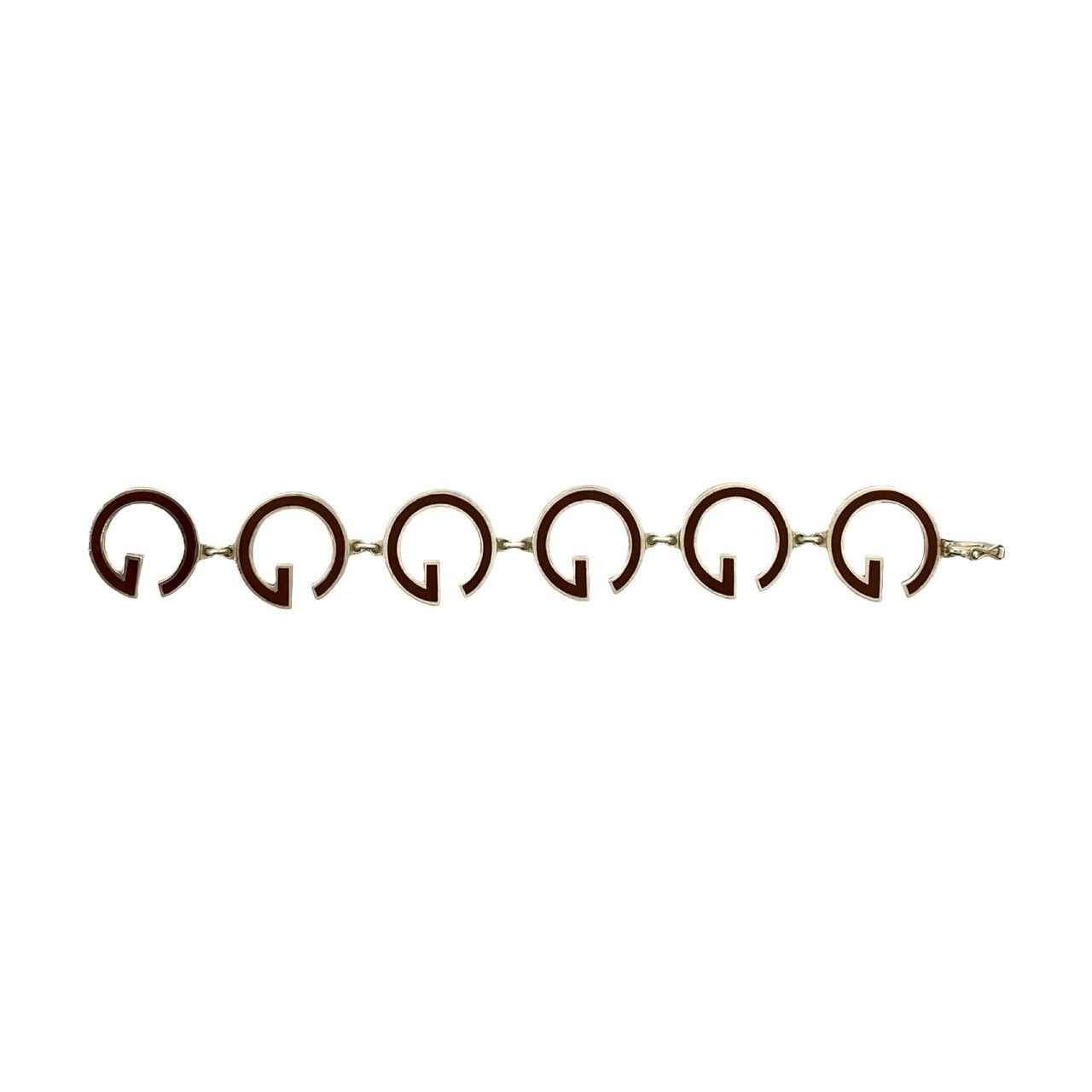 極 美品 希少品 GUCCI グッチ G ロゴ モチーフ シルバー925