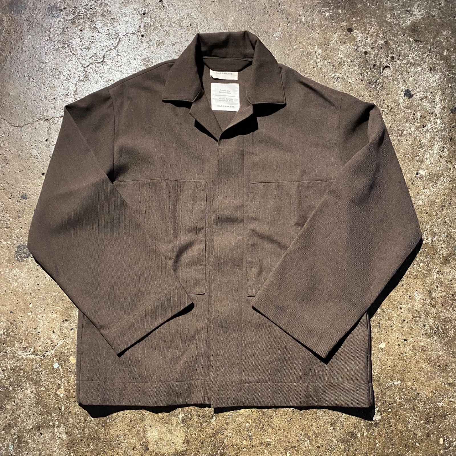 MARKAWARE 19AW UTILITY SHIRTS ORGANIC WOOL SURVIVAL CLOTH マーカ