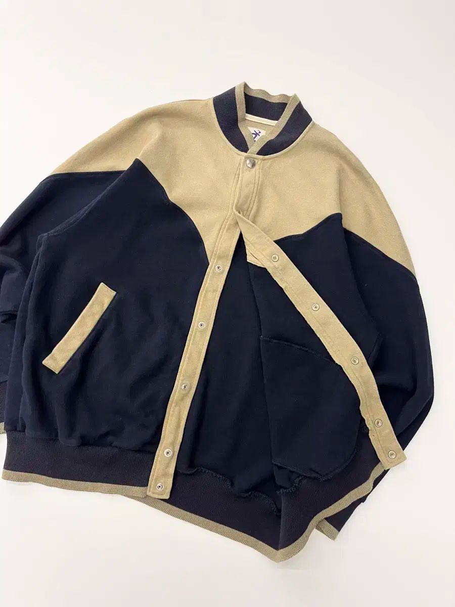 極美品✨️ハイスポーティングギア　襟ボアブルゾンM　イッセイミヤケ ISSEY MIYAKE HAI SPORTING GEAR】Made in Korea 70-80's