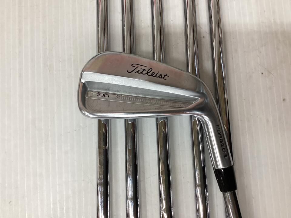 タイトリスト Titleist T100S アイアン7本 48度、PWから5番まで