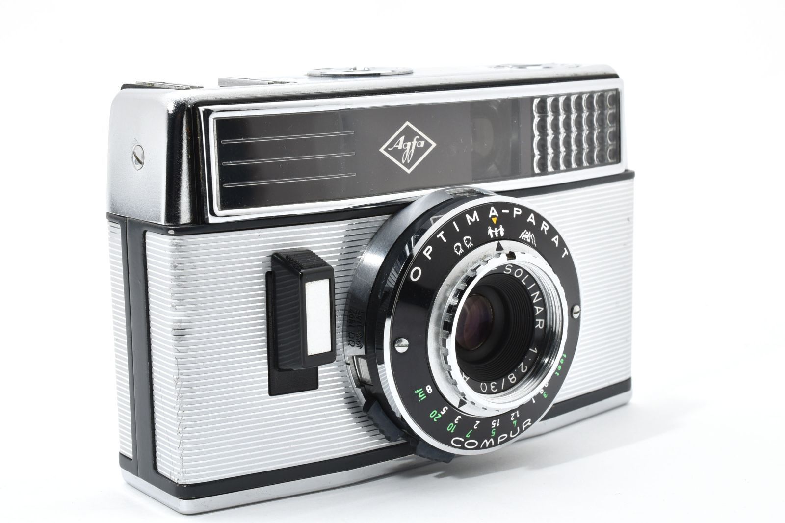  アグファ AGFA OPTIMA PARAT COLOR SOLINAR 30 mm F 2 8 シャッター 露出計OK コンパクトカメラ(フィルム) フィルムカメラ