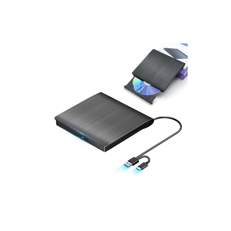 外付けDVDドライブ 極静音 CD DVDドライブ 外付け 高速 USB 外付けDVD