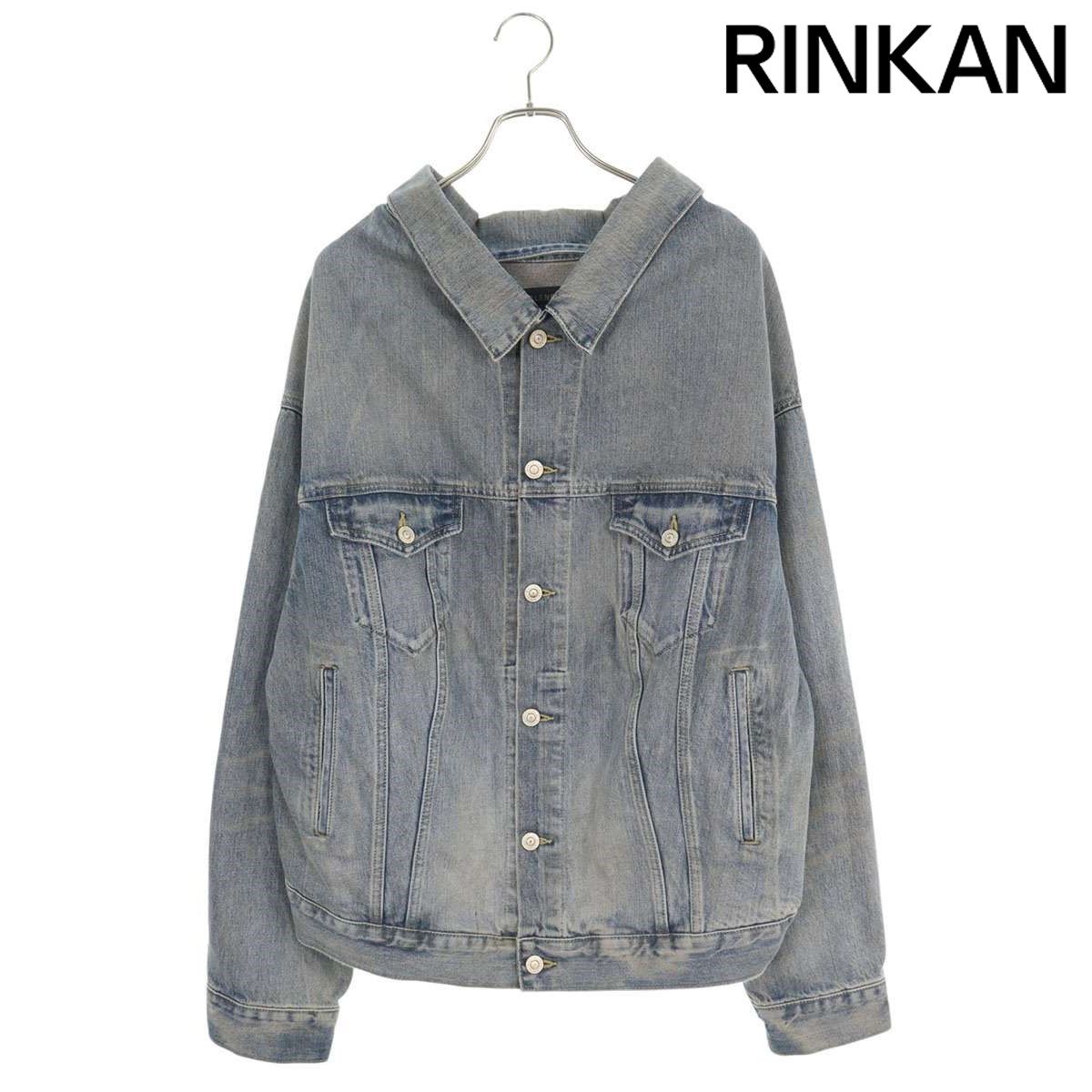 BALENCIAGA オフショルダーデニムジャケット S