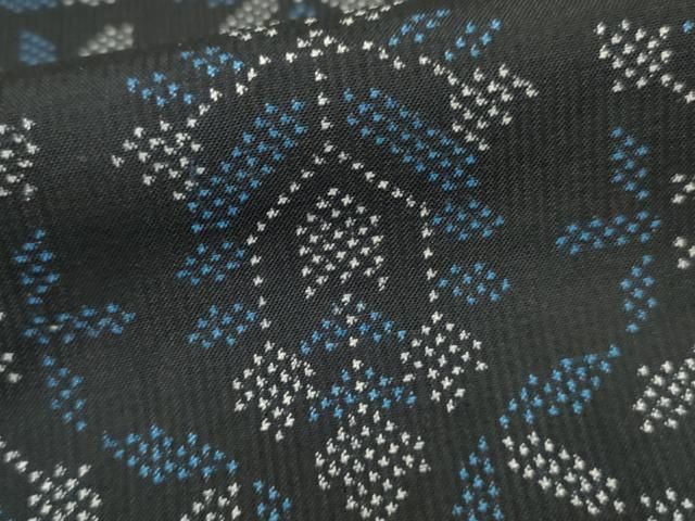 平和屋着物□上質な紬 幾何学文 正絹 逸品 AAAU8759jd