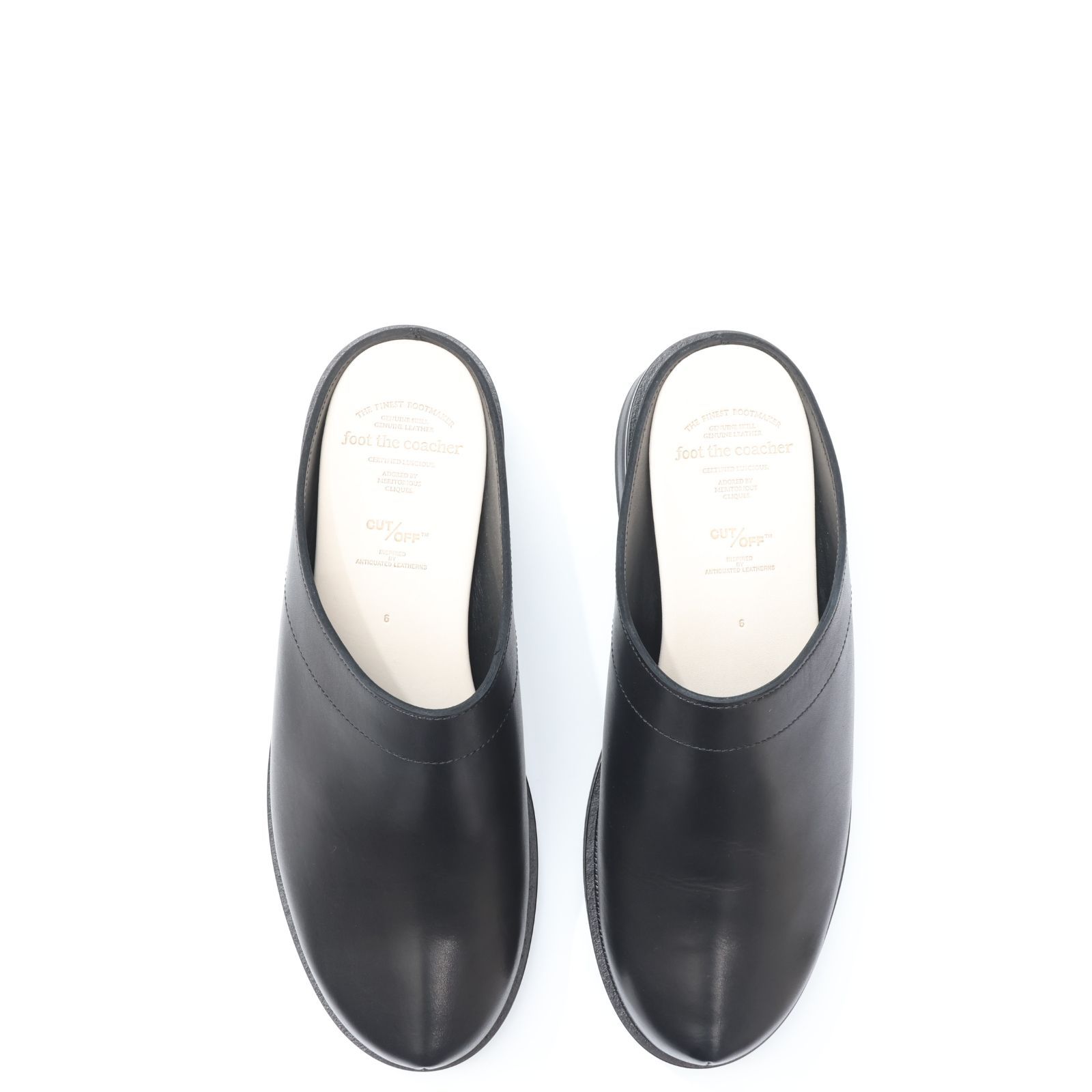 foot the coacher MINIMAL CLOG ブラック 8 foot the coacher foot the coacher MINIMAL CLOG ブラック 8 foot the coacher