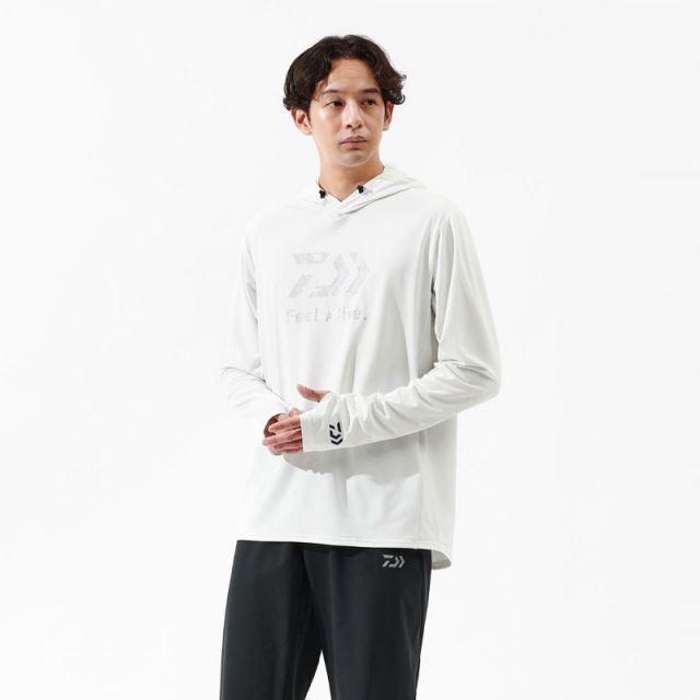 ダイワ DE-3525 Feel Alive． ドライフーディ ホワイト XL