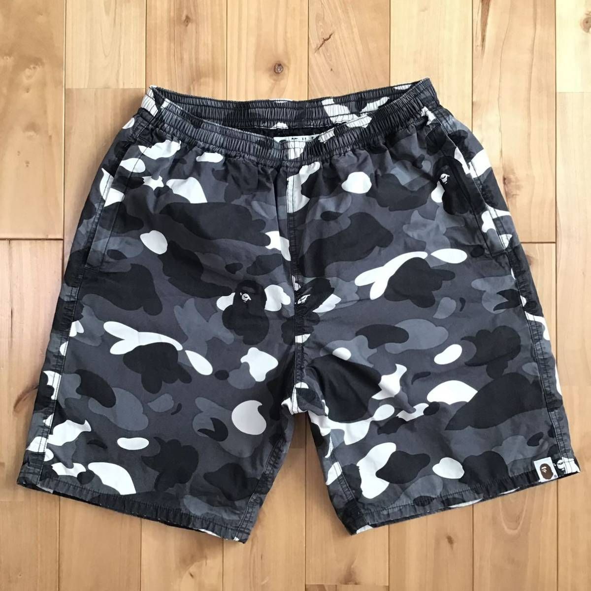 ☆蓄光☆ city camo カーゴ ハーフパンツ Sサイズ ショーツ a bathing ape bape shorts エイプ ベイプ  アベイシングエイプ 迷彩 2123 - ブランド別