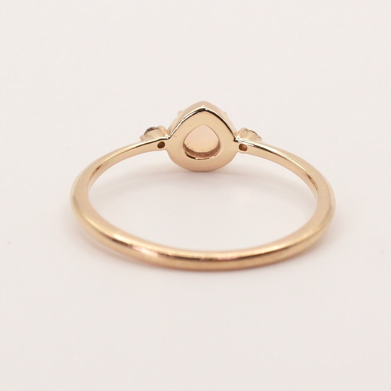 美品 アガット オパール K10 ダイヤモンド リング/24-4436 - メルカリ