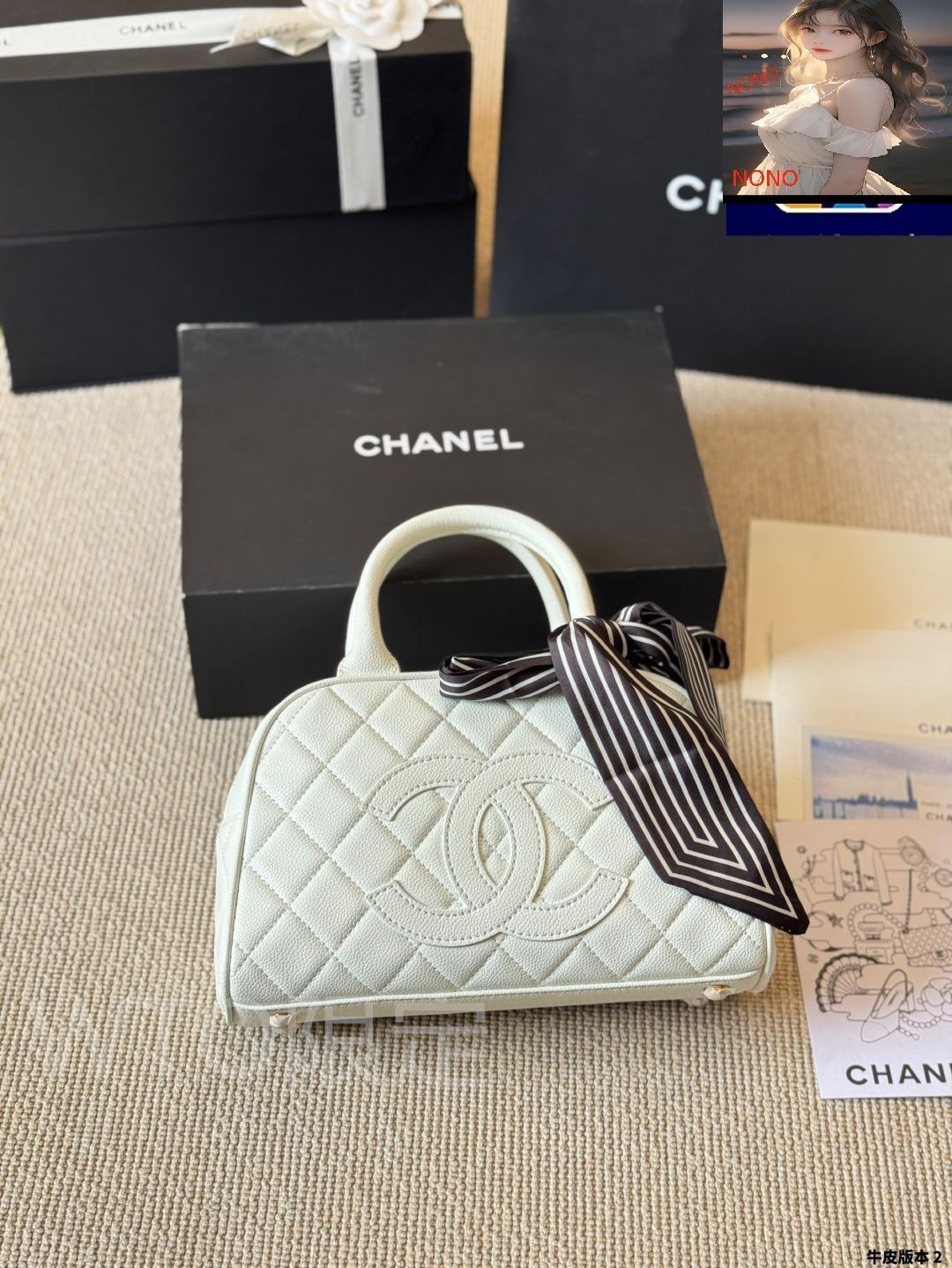 【フォルムが可愛い♡】シャネル CHANEL ボウリングバック フォルムが可愛い♡】シャネル CHANEL ボーリングバック