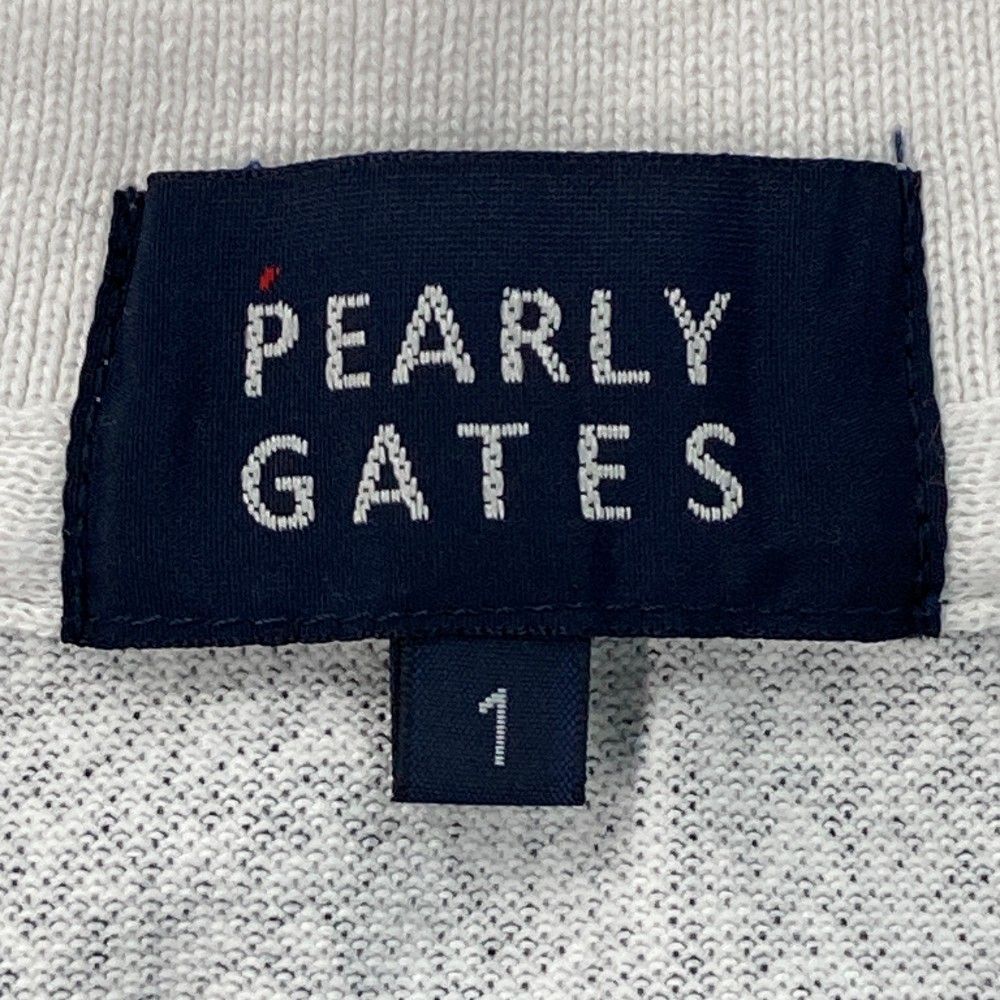 サイズ：1 PEARLY GATES パーリーゲイツ 半袖ポロシャツ ロゴ総