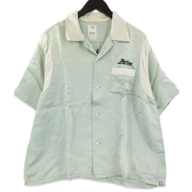 visvim ビズビム オープンカラー 半袖シャツ 124105011001