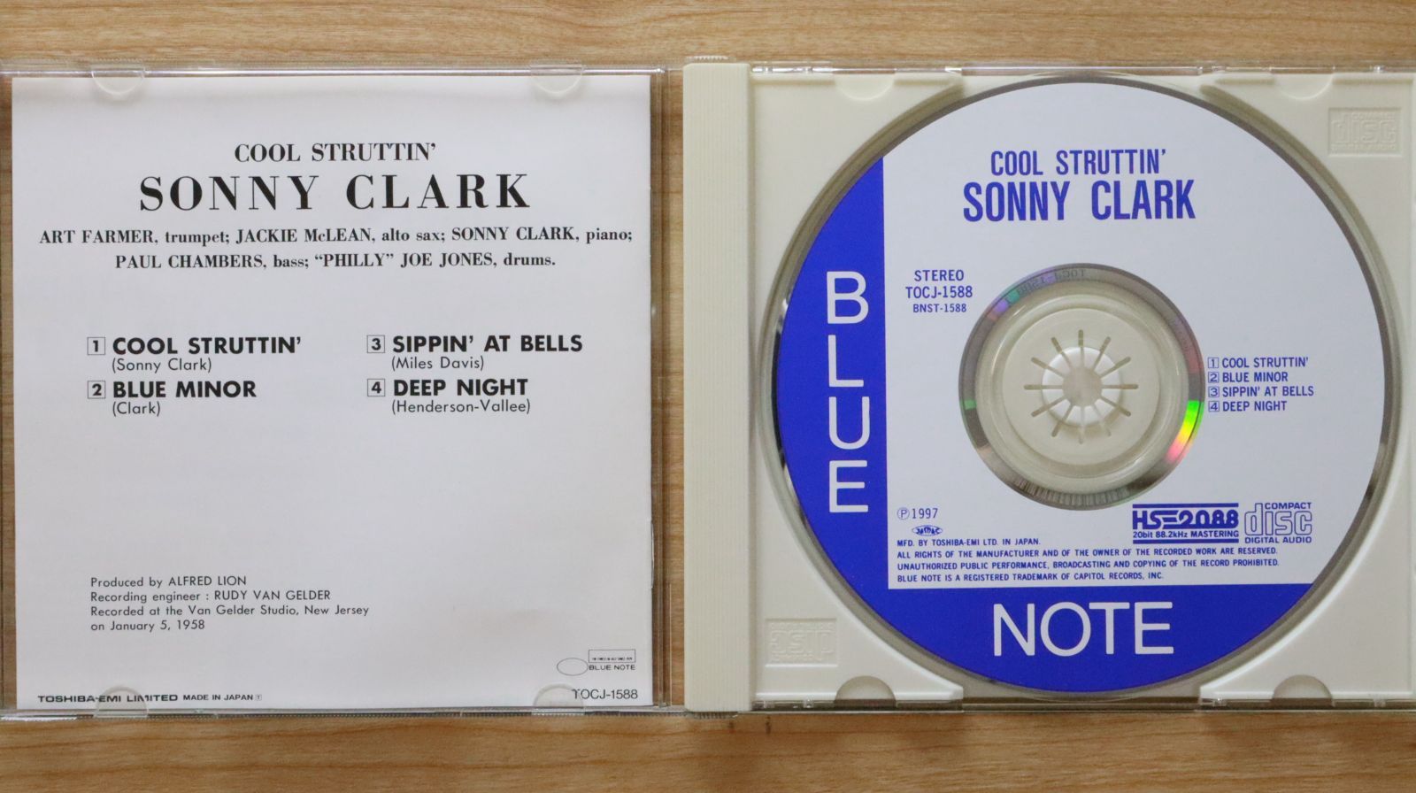 国内盤CD☆ソニー・クラーク/Sonny Clark□ クール・ストラッティン