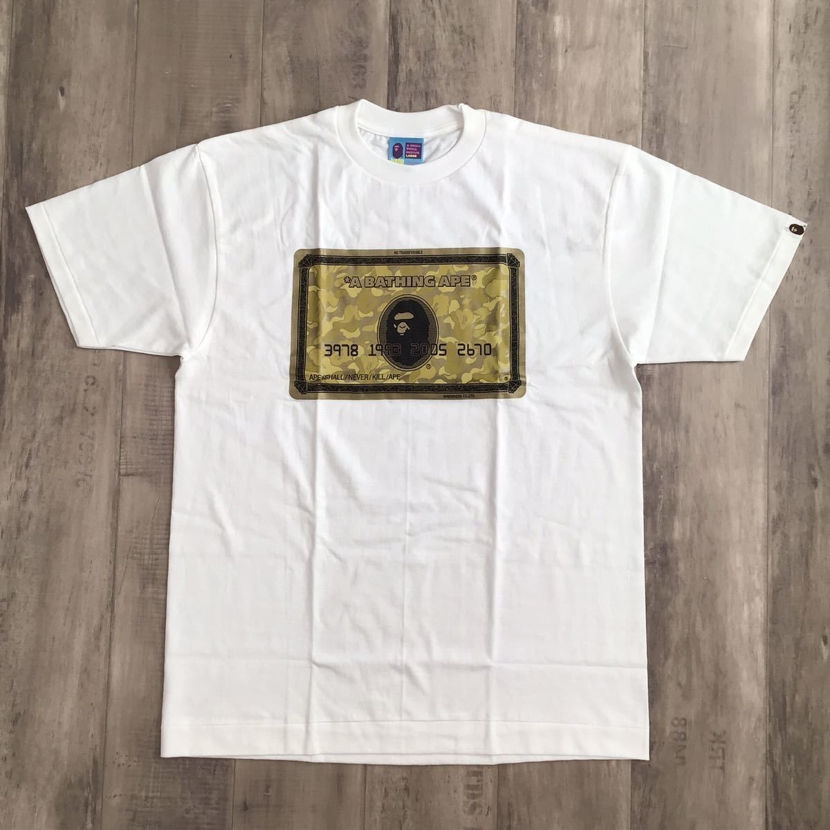 NFS限定 ゴールドカード Tシャツ BAPE NIGO ベイプ ape エイプ - メルカリ