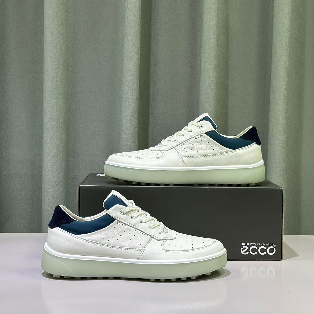 ECCO (エコー) ゴルフシューズ メンズ SIZE 25.5cm ネイビー×ホワイト｜トレファクONLINE