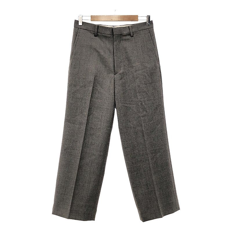 【美品】  FENDART / フェンダール | 2023AW | MODERATE PANTS ウール セミワイドストレート スラックス | 35 1/2 | ブラウン | メンズ 美品】 FENDART / フェンダール | 2023AW | MODERATE PANTS ウール