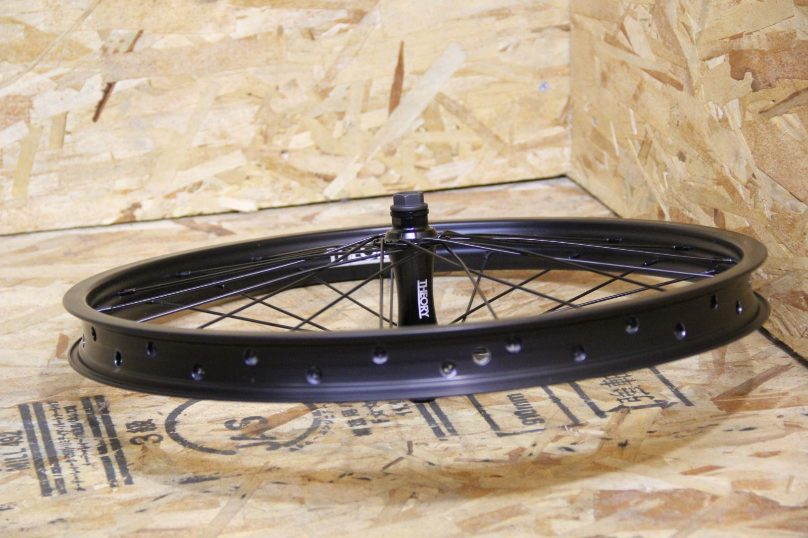 自転車 BMX フロントホイール THEORY FRONT WHEEL 36H BLACK 送料無料 