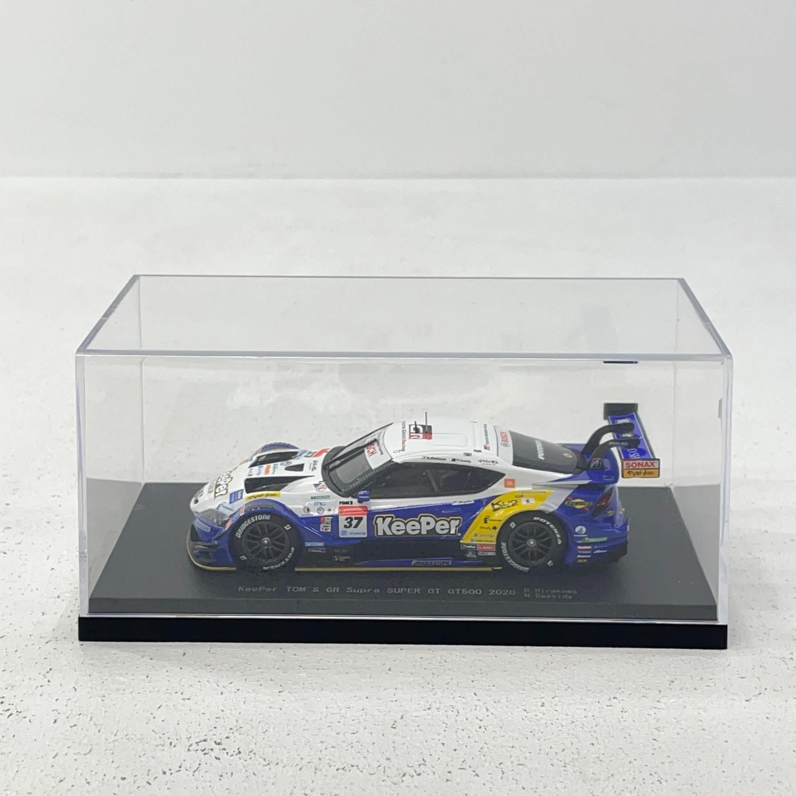 【尾張小牧店】 中古 エブロ 1/43 KeePer TOM’S GR Supra SUPER GT GT500 2020 No.37【45760】 【727】 尾張小牧店】 中古 エブロ 1/43 KeePer TOM'S GR Supra SUPER GT