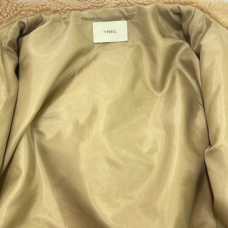 美品】 LE PHIL / ルフィル | 2024AW | ポンチョ ウールボアジャケット  