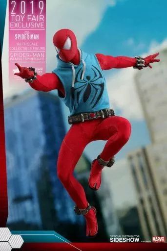 フィギュア　スパイダーマン(スカーレット・スパイダー・スーツ版) 「Marvel’s Spider-Man」 ビデオゲーム・マスターピース 1/6 アクションフィギュア スパイダーマン エクスクルーシブ・ストア ジャパンツアー限定 ビデオゲーム・マスターピース】『Marvel's Spider
