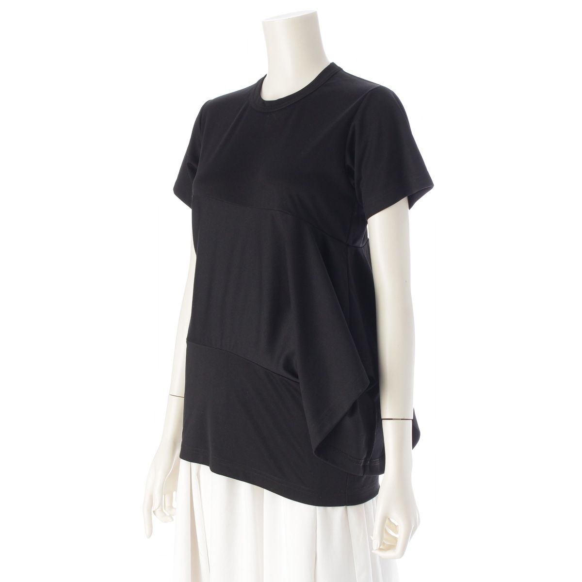 コムデギャルソン AD2025 ドッキング デザイン 変形 カットソー トップス GK-T009 ブラック XS