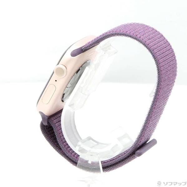 〔 品〕 Apple Watch Series 10 GPS 46mm ローズゴールドアルミニウムケース プラムスポーツループ 295
