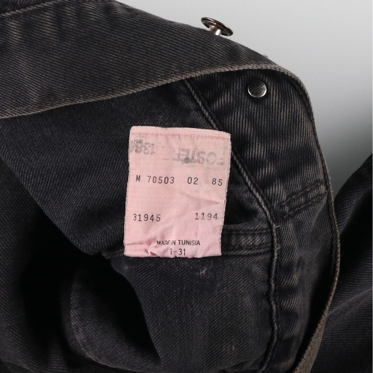 古着 90年代 リーバイス Levi's 70503 02 ブラック デニム