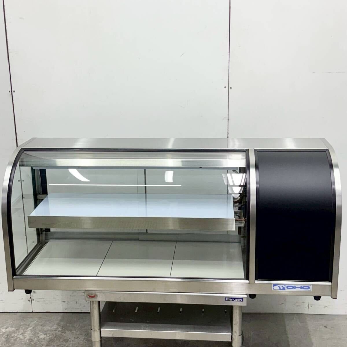 大穂製作所 卓上型 冷蔵ショーケース OHLMa-1200R-B W1200×D400×H515 6-12℃ 業務用 100V 厨房機器 サンドイッチ 青果