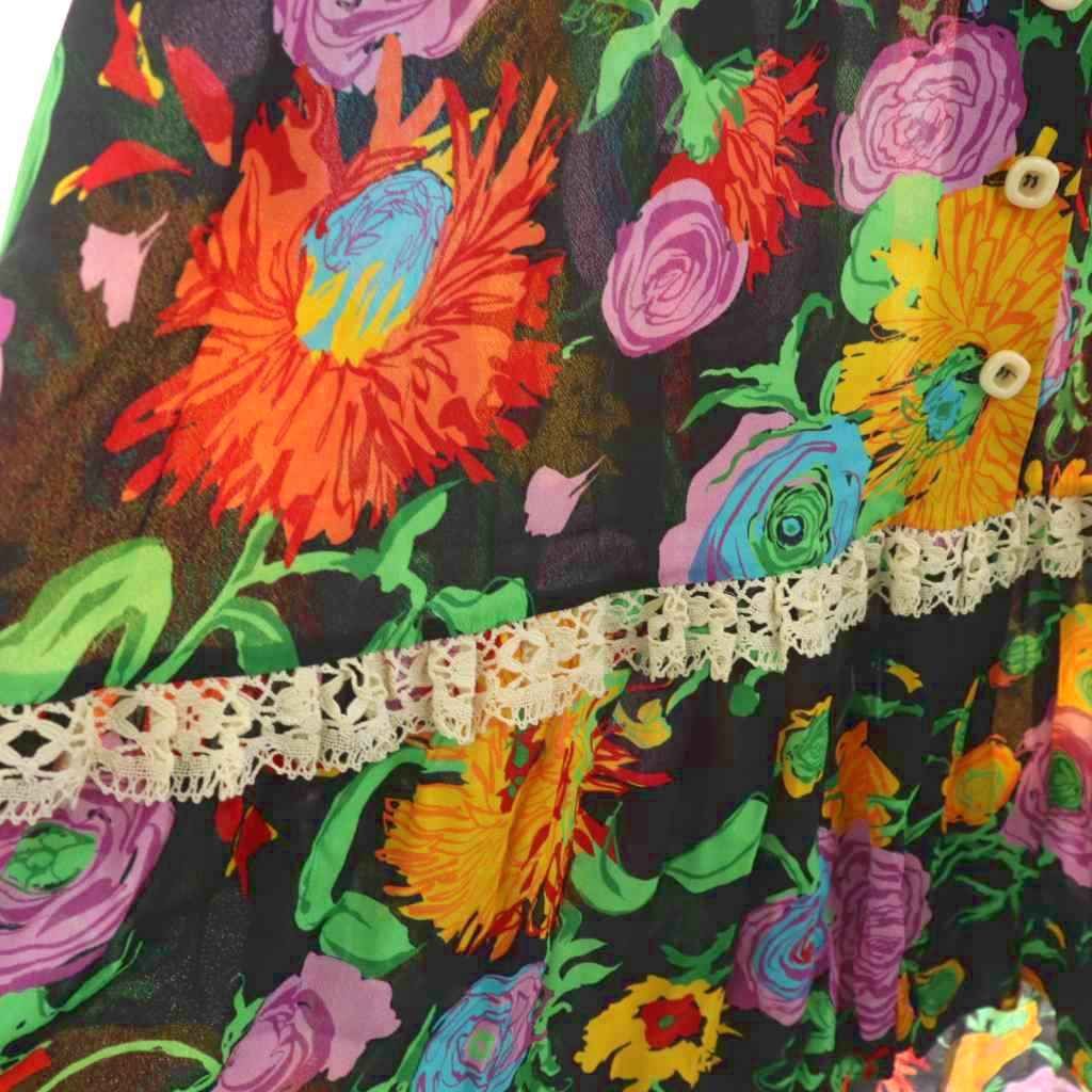 GUCCI ケンスコット花柄 ロングスカート