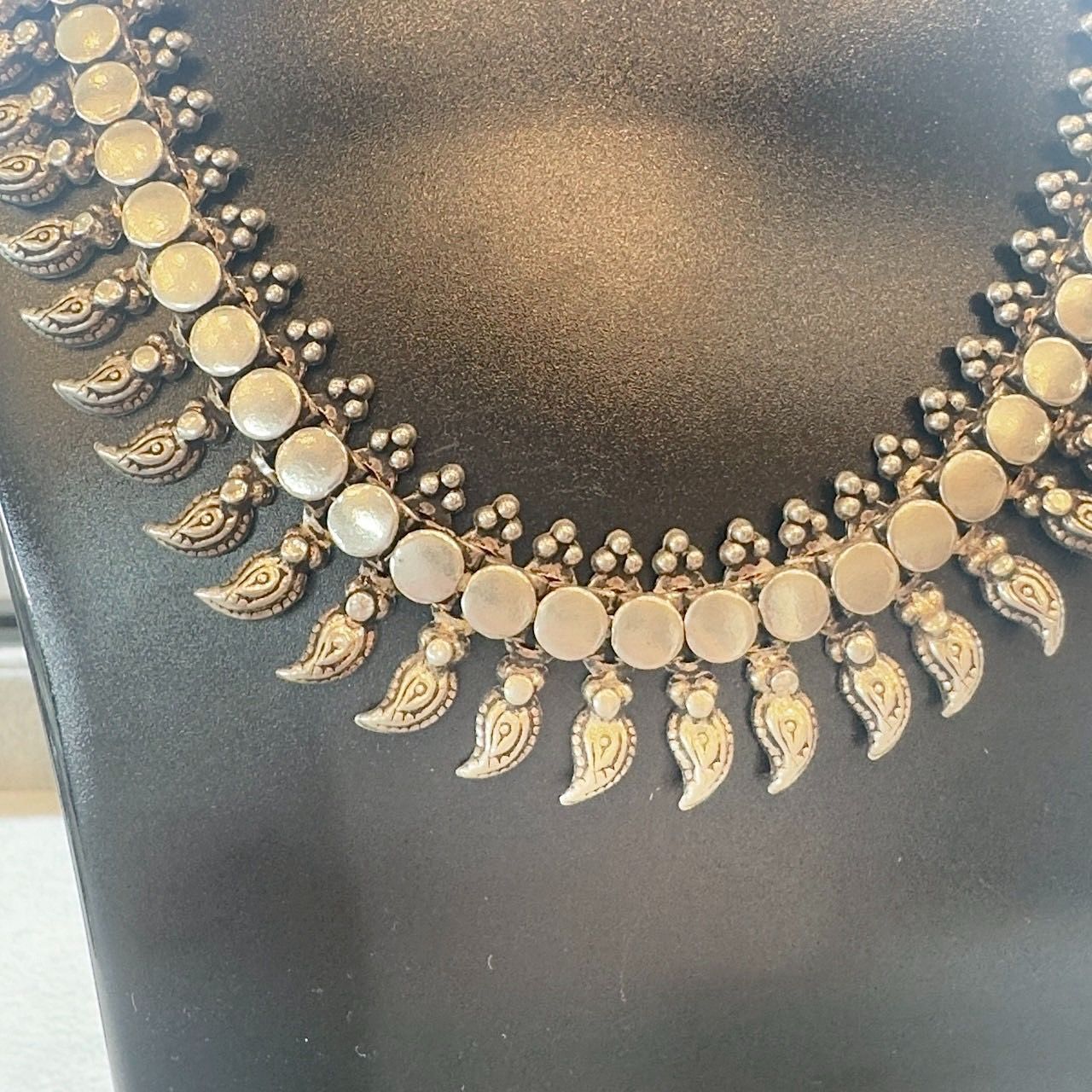 ネックレス シルバー インドジュエリー ハンドメイド 手作り 