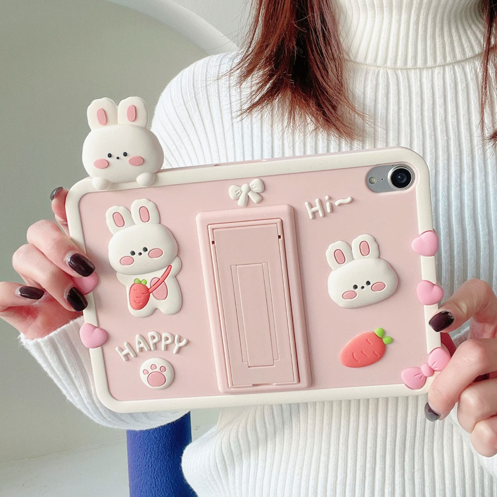 CrazyLemon 適用 iPad Mini 5/4/3/2/1 ケース 可愛い ピンク