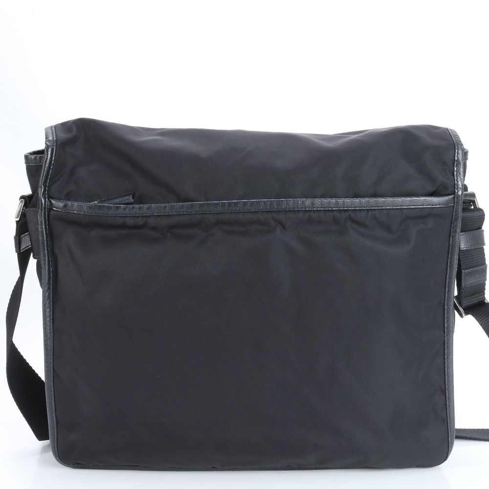 プラダ テスート ナイロン 三角ロゴ レザー ショルダーバッグ 斜め掛け メッセンジャー ビジネス 通勤 A4 メンズ RRE CR24-3