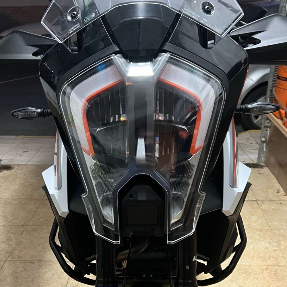 KTM 1290 スーパーアドベンチャー R S 2021年 2025年 2025年 2025年 バイク ヘッドライト アクリル ヘッドライト プロテクター ガード カ