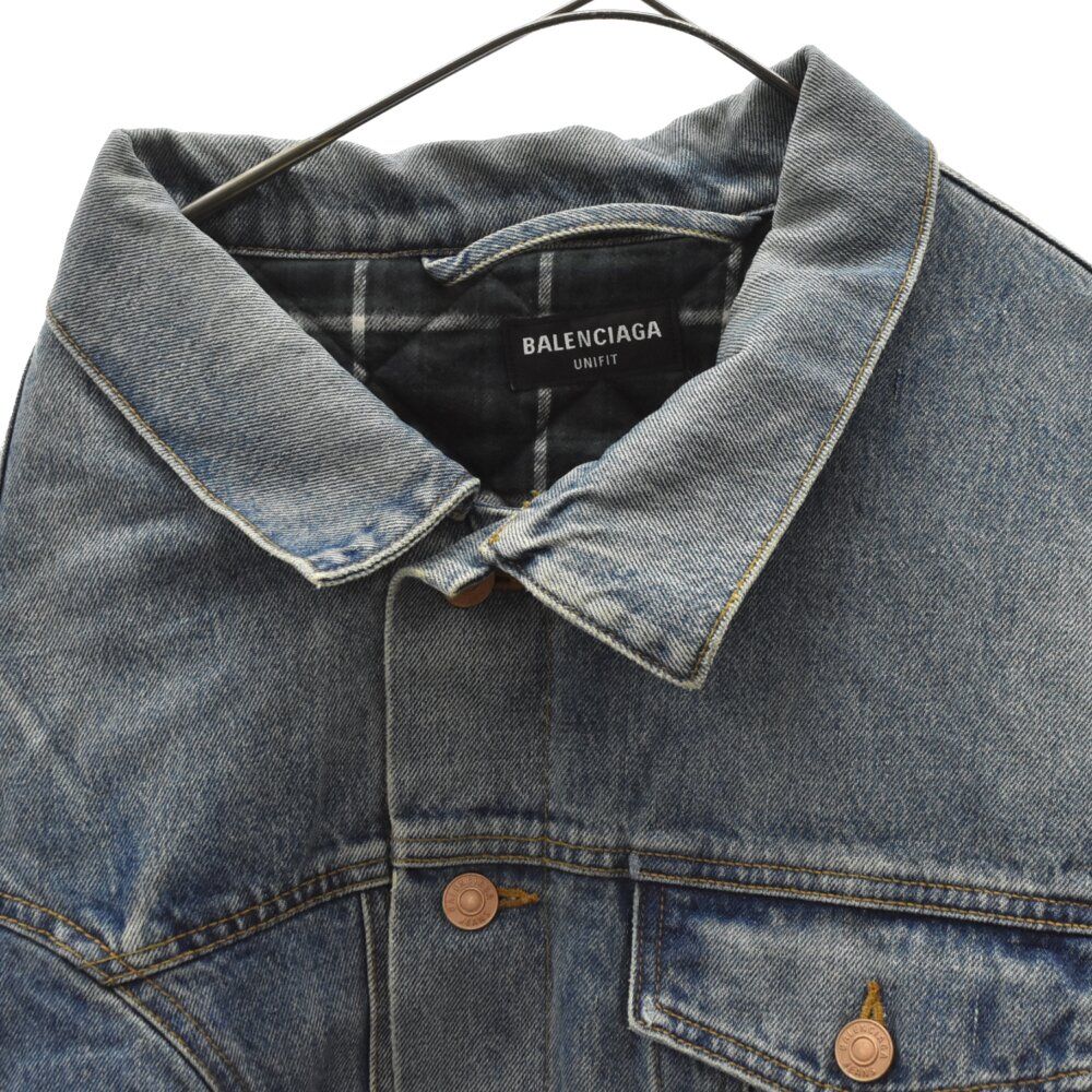 BALENCIAGA (バレンシアガ) ASYMMETRICAL DENIM JACKET アシンメトリー