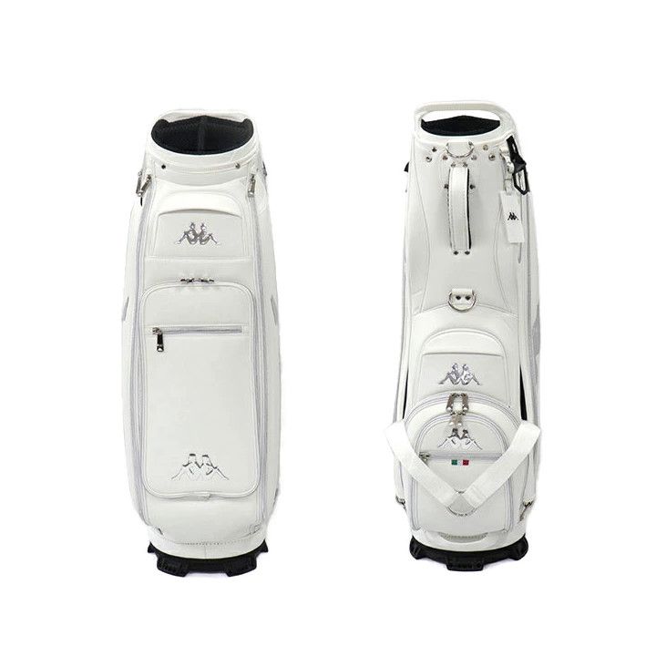 Kappa カッパ ゴルフ スタンド キャディバッグ 9型 ホワイト Kappa GOLF 「カートバッグ」2025 カッパ ゴルフ 9型 キャディ