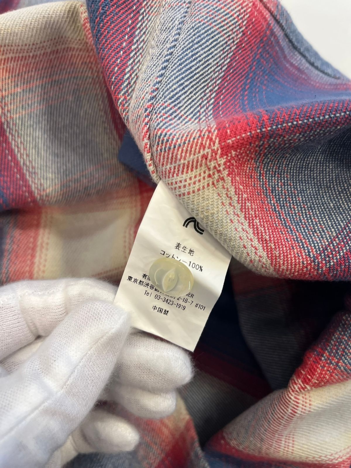 CHALLENGER SHADOW PLAID SHIRT （ネルシャツ） CHALLENGER/SHADOW PLAID SHIRT（BLUE/RED）［シャドウチェックシャツ
