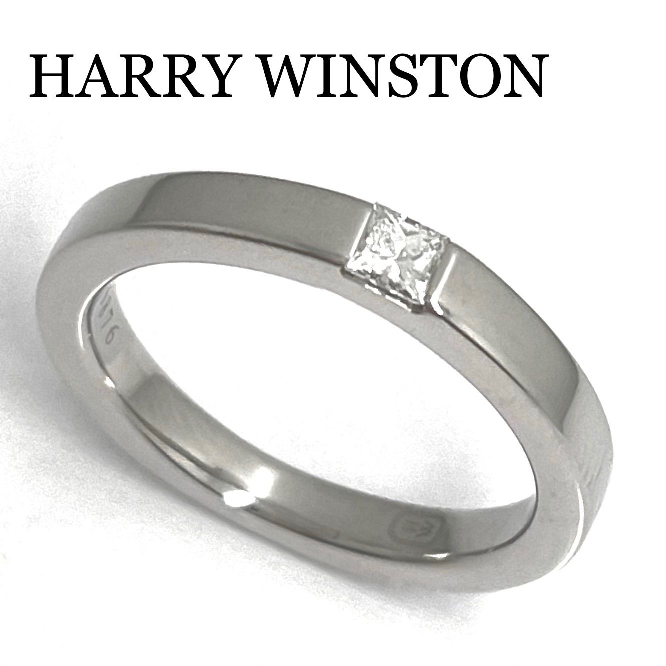 HARRY WINSTON / ハリーウィンストン プリンセスカットマリッジ ダイヤ ...