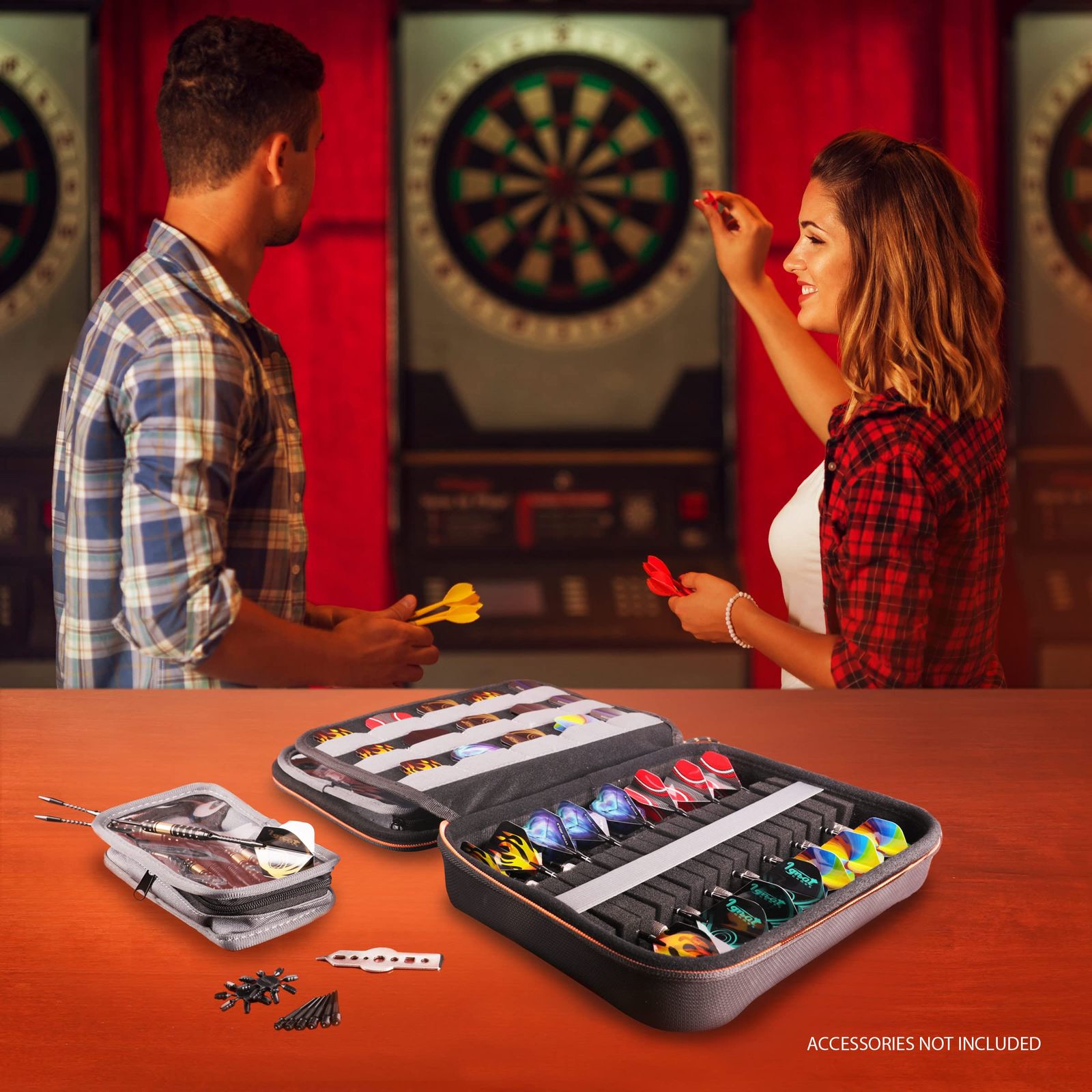 USA GEAR XL セミハードシェルダーツケース ダーツ用ダーツ
