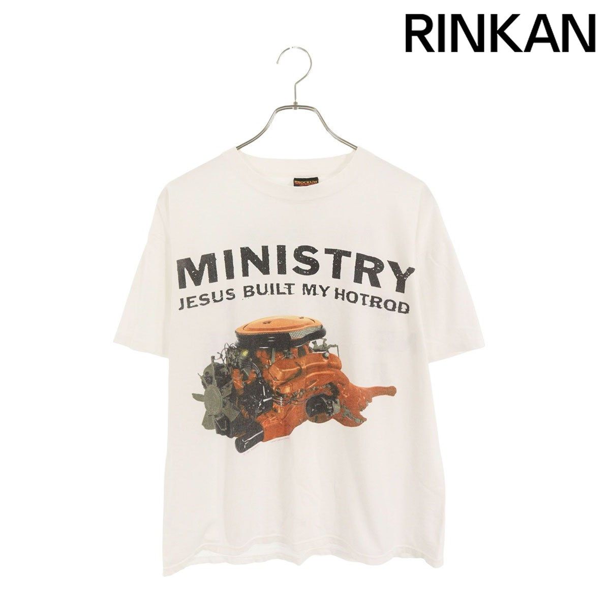 ヴィンテージ MINISTRY JESUS BUILT MY HOTROD フロントプリントTシャツ メンズ L
