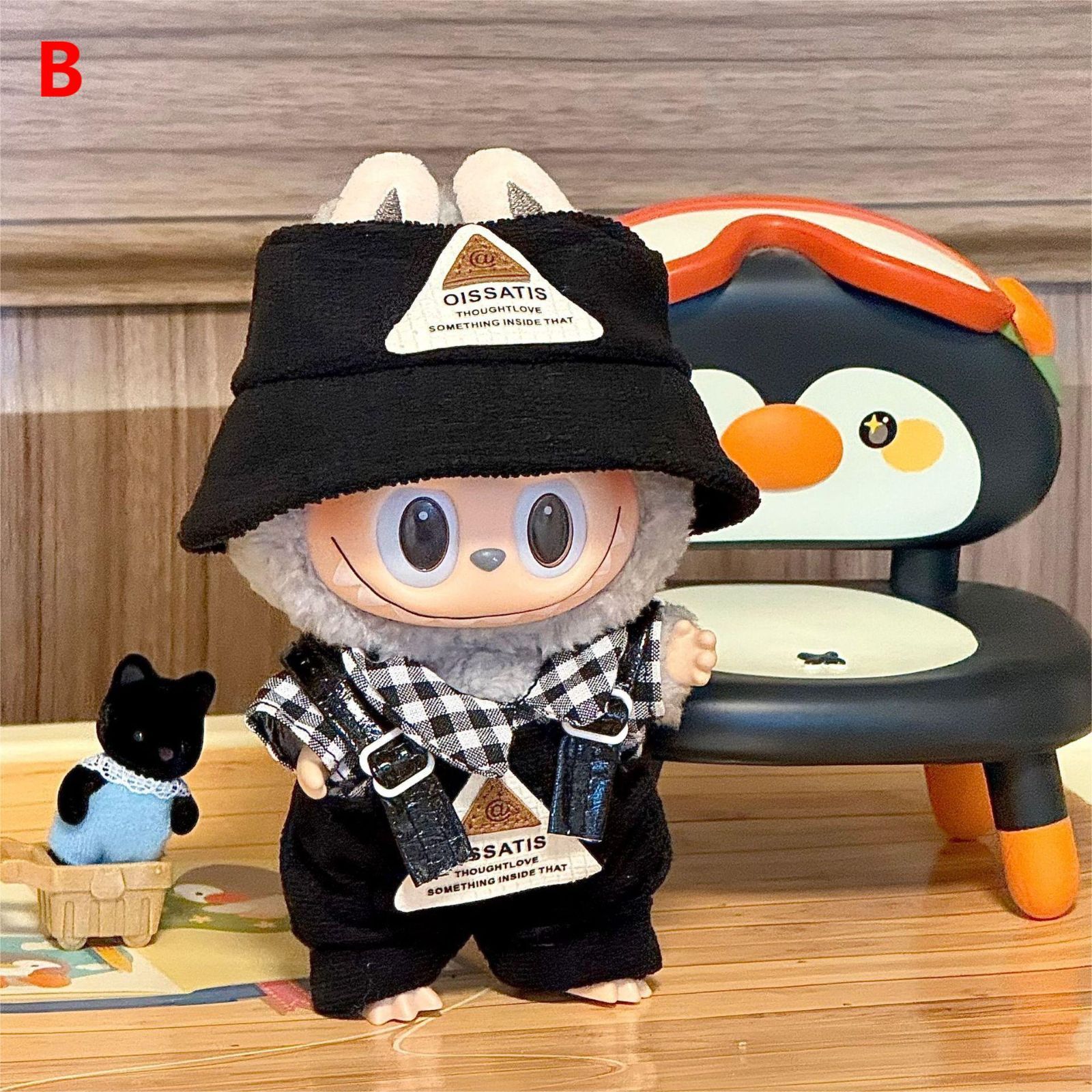LABUBU ぬいぐるみ 4個セット ラブブ 4個セット 】ぬいぐるみキーホルダー Have A Seat 未開封