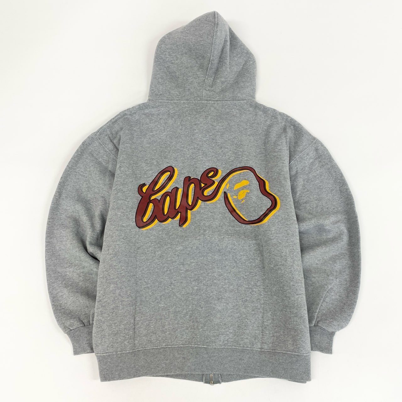 49f2 A BATHING APE アベイシングエイプ 初期 ジップパーカー ロゴ 