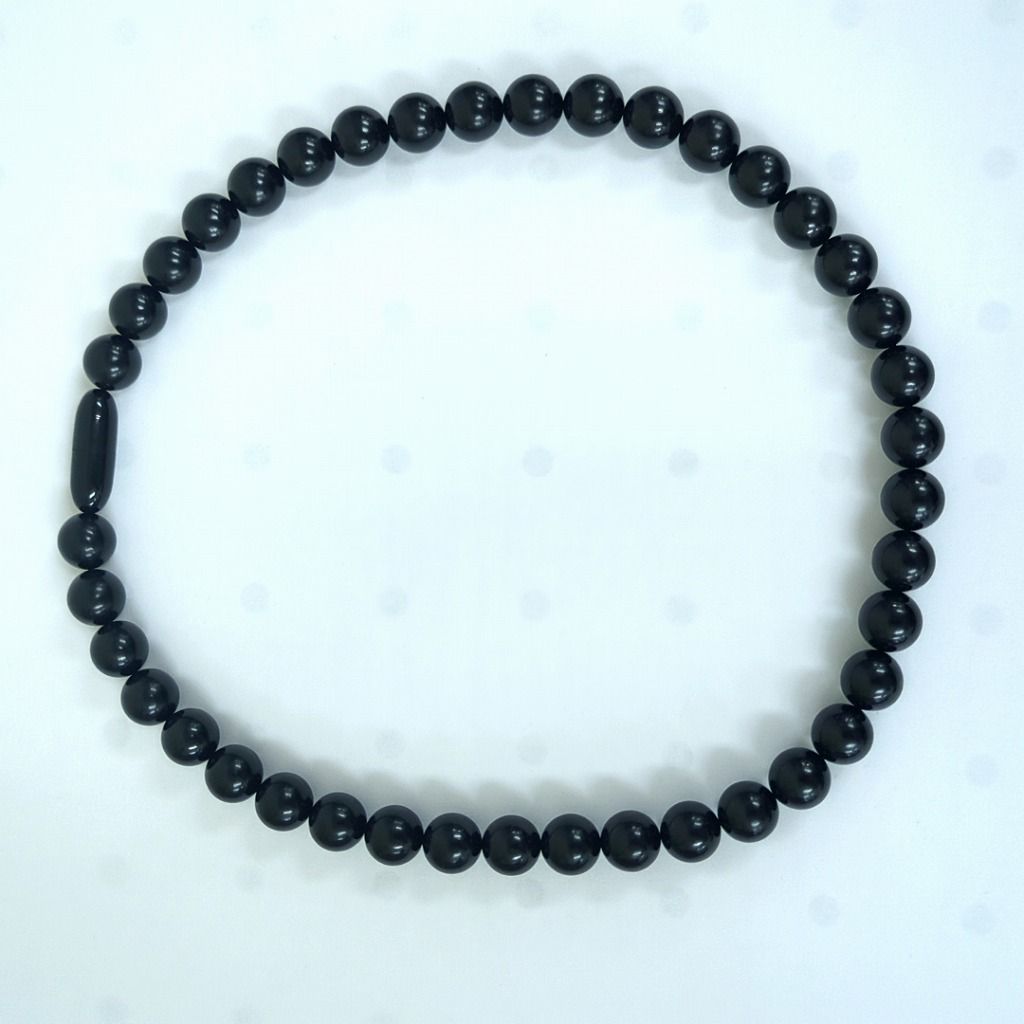 Victorian JET 天然ジェット ジェット ネックレス 鑑定書付き